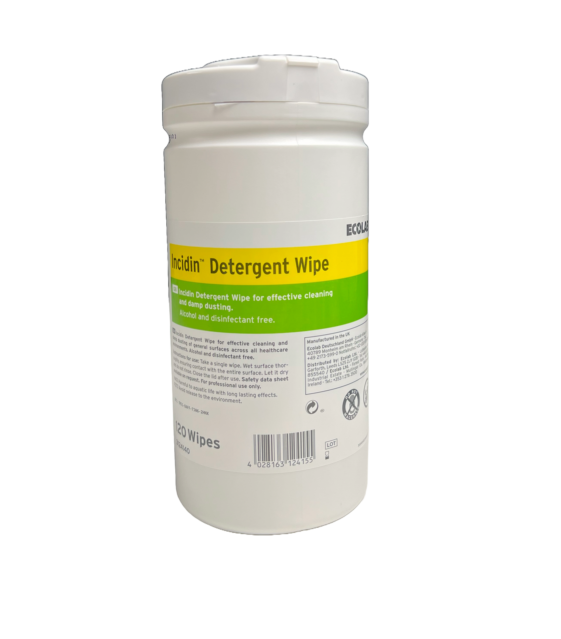 Incidin Detergent 120 Wipe Cannister - UKMEDI