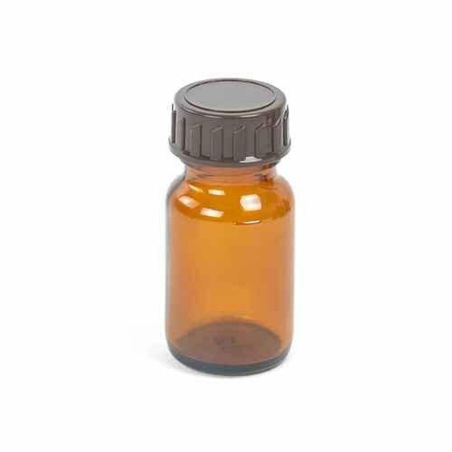60ml Amber Glass Bottle with Screw Lid - UKMEDI