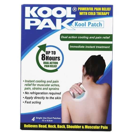 KoolPak Cooling Patch 4 Pack – UKMEDI