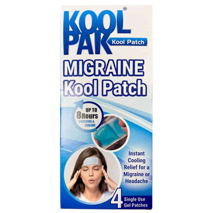 Koolpak Migraine Cooling Patch 4 Pack - UKMEDI