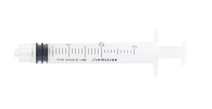 Kruuse 2/3ml Disposable  Luer Slip