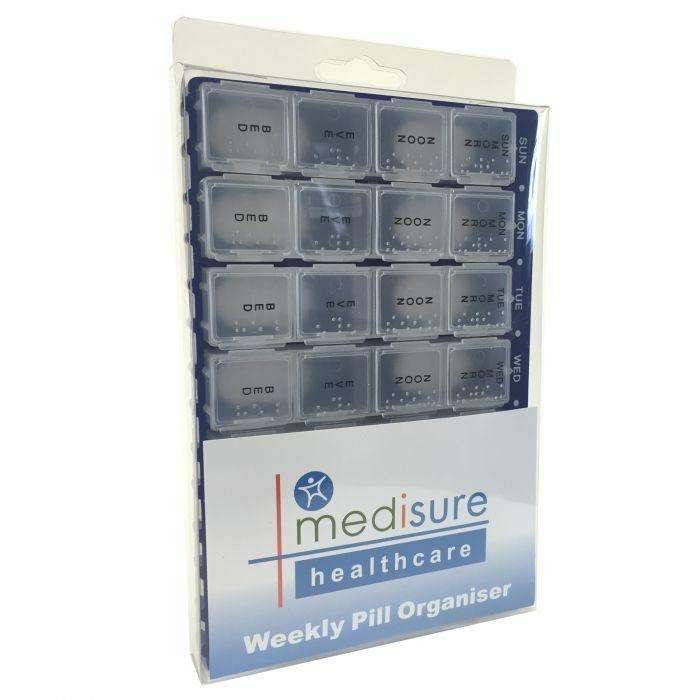 7 Day 28 Compartment Pill Organiser - UKMEDI