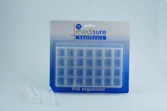 Pill Organiser 28 With Tray - UKMEDI
