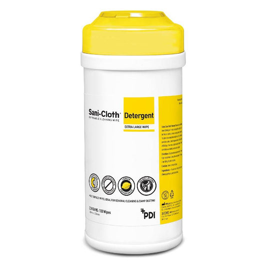 PDI Super Sani-Cloth Disposable Cleaning Wipes Tube of 100