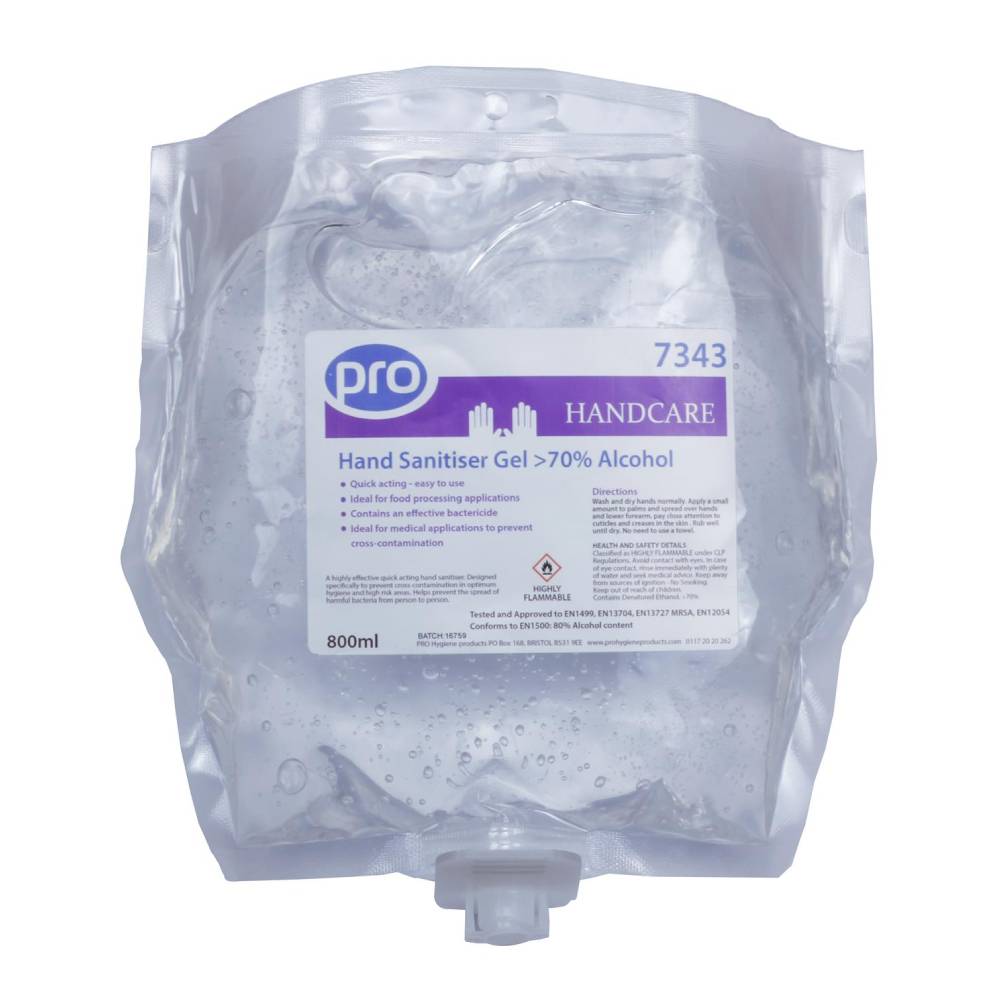 PRO Hand Sanitiser Gel 70% Alcohol 800ml – UKMEDI