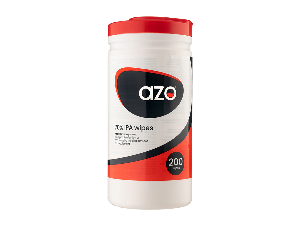 Azo 70% Ipa Disinfectant Wipes CE 200 Wipes