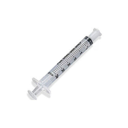 3ml BD Oral Syringe Clear with Tip Cap Bag of 100