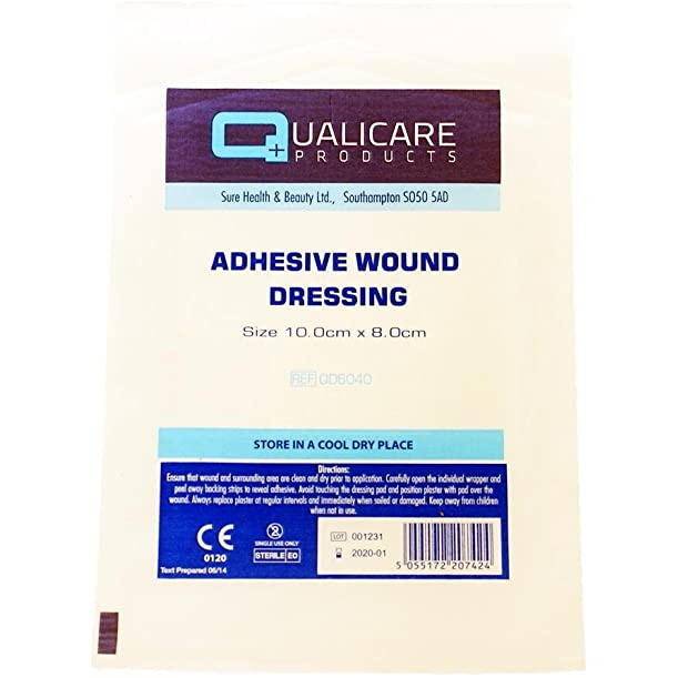 Adhesive Wound Dressing 10 x 8cm - UKMEDI