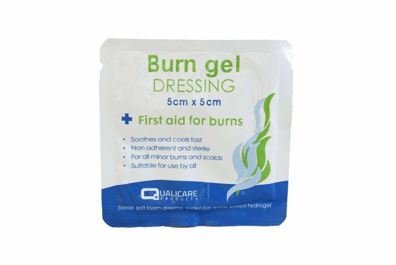 Burn Gel Dressing 5 x 5cm - Single QBC424 UKMEDI.CO.UK