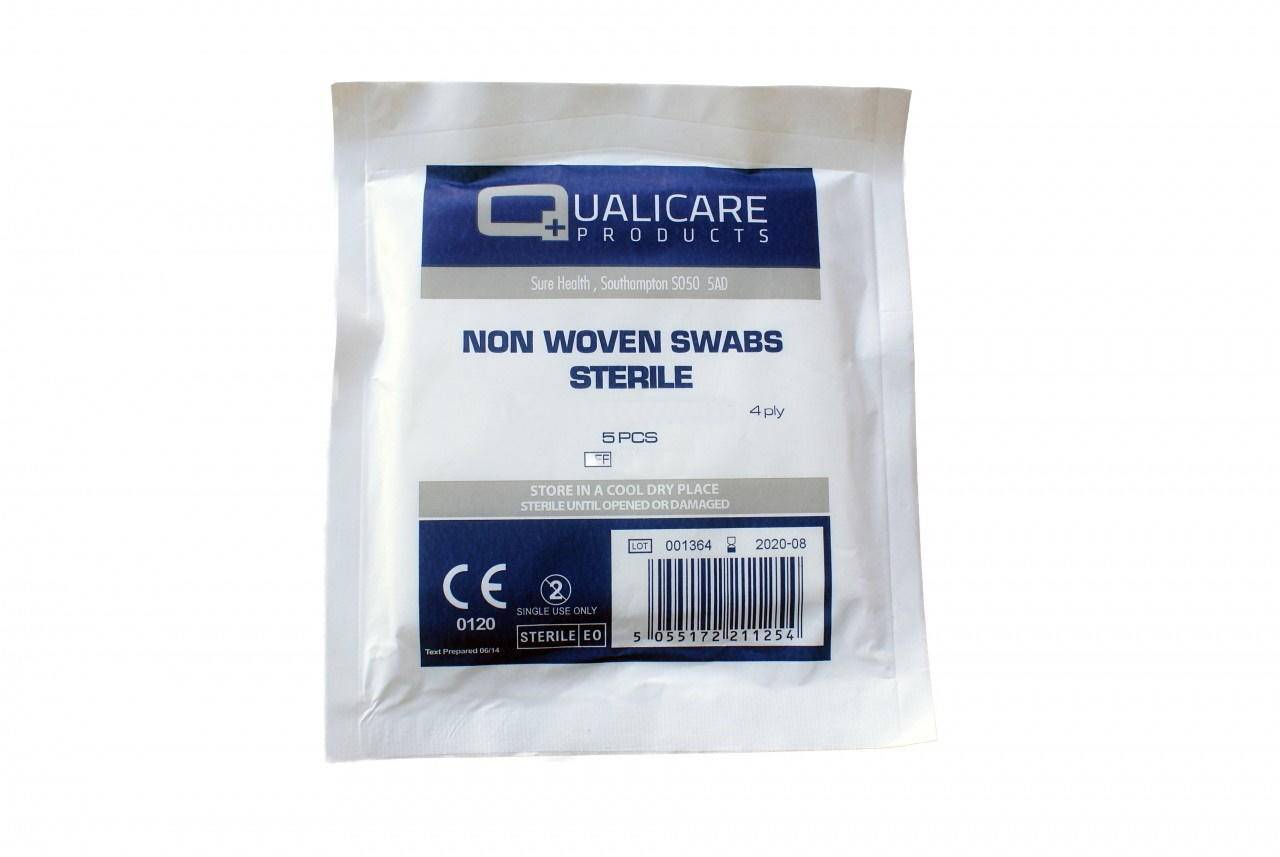 Sterile 5cm 4ply Non Woven Gauze Swabs - UKMEDI