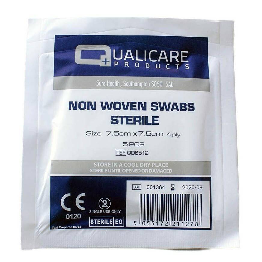 Sterile 7.5cm Non Woven Gauze Swabs - UKMEDI