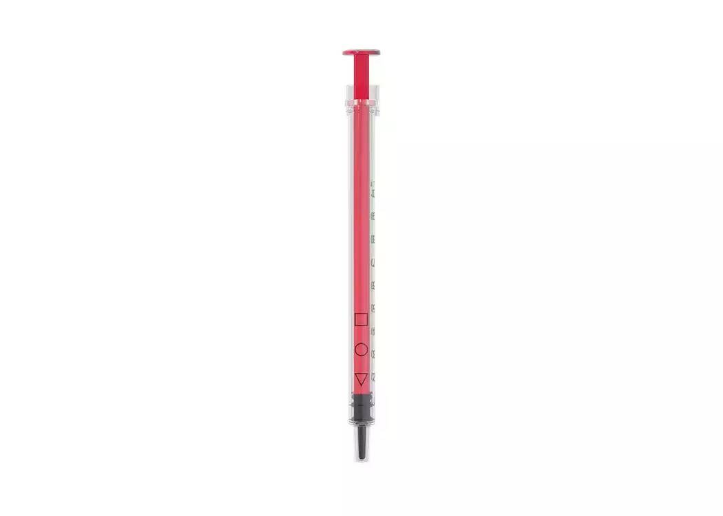 1ml Acuject Low Dead Space Syringes Red - UKMEDI