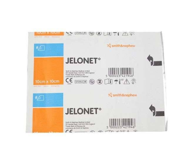 10cm x 10cm Jelonet Paraffin Gauze Dressing BP – UKMEDI