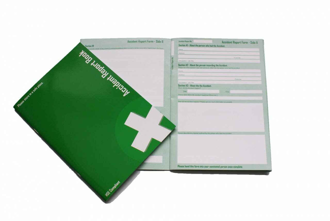 Accident Report Book HSE & GDPR Compliant - UKMEDI