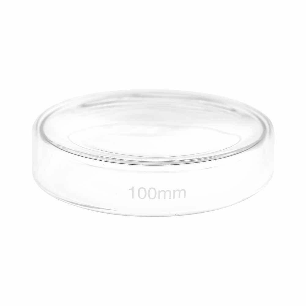 100mm Glass Petri Dish Teqler - UKMEDI