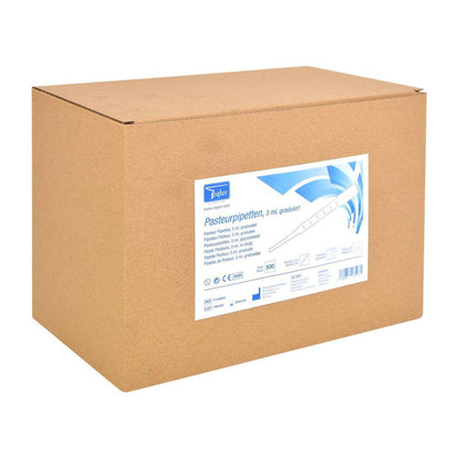 Polyethylene Pasteur Pipettes 3 ml Box of 500 - UKMEDI