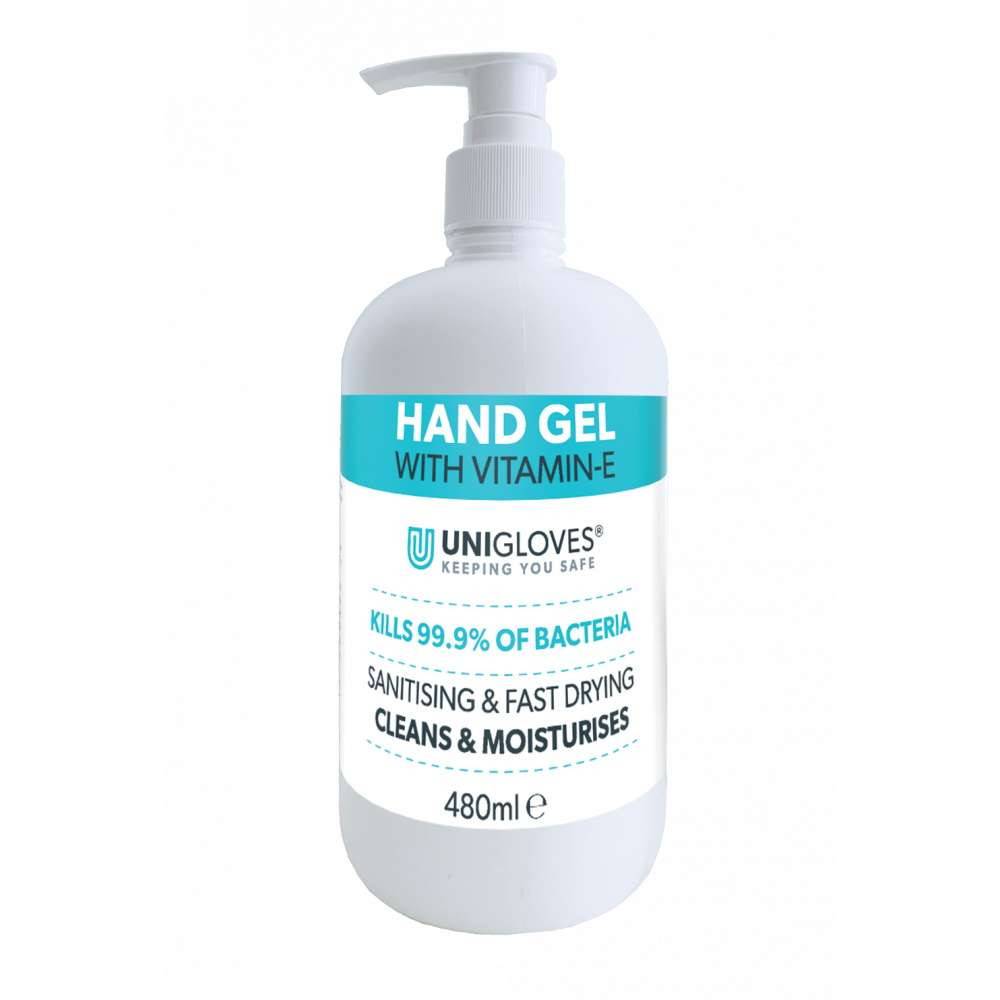 Unigloves Hand Gel with Vitamin-E 480ml