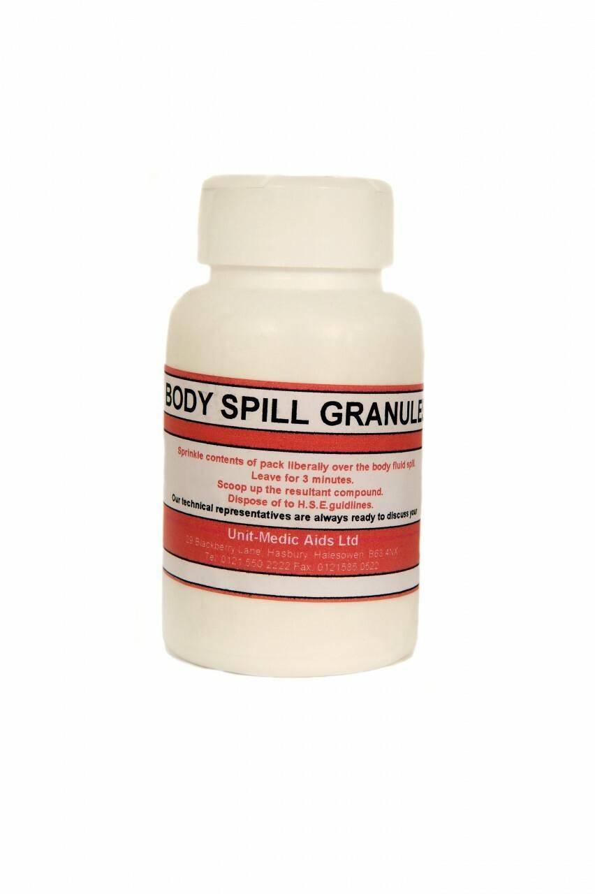 Body Fluid Spill Absorbent Granules 100g | UKMEDI