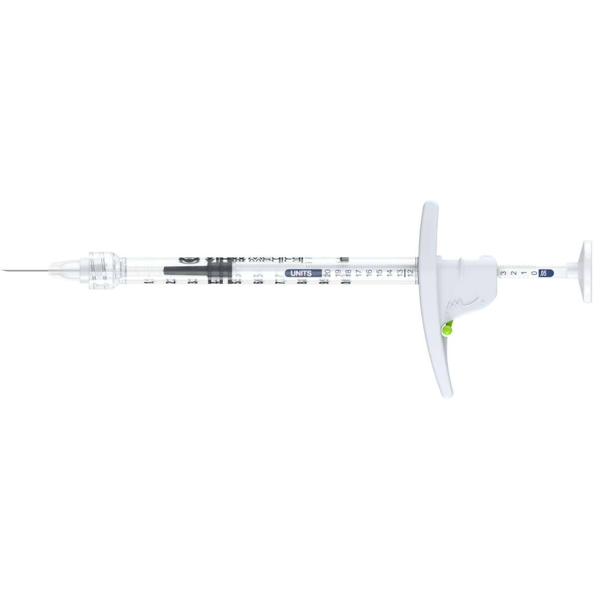 3Dose 1 ml Syringe 125 Green vlow Medical - Box 10 - UKMEDI