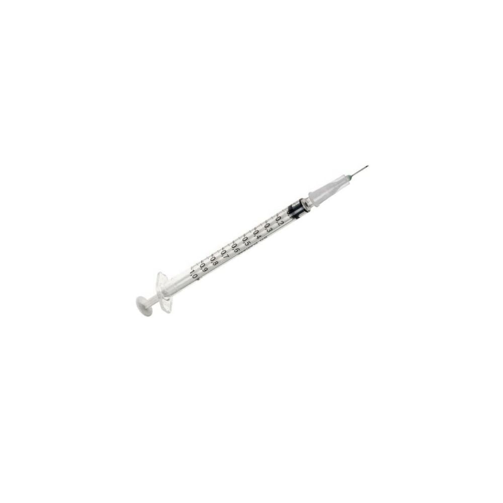 1ml x 27g 3/8 inch BD Plastipak Luer Slip Syringe and Needle