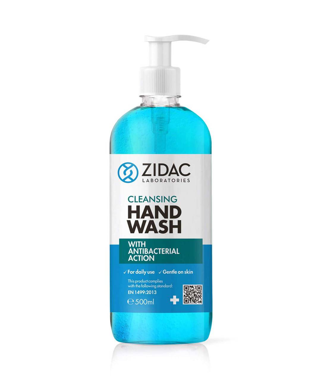 Zidac - 500ml Zidac Cleansing Antibacterial Handwash - 5060748720290 UKMEDI.CO.UK UK Medical Supplies